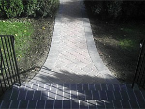 After work steep walkway designer