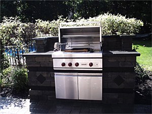 BBQ Custom design with Granite